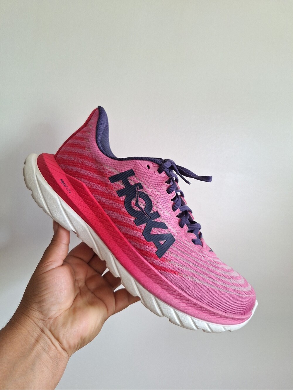 Hoka Mach 5 Women's way Raspberry / Summer Song Size 9.5B - Picture 11 of 13
